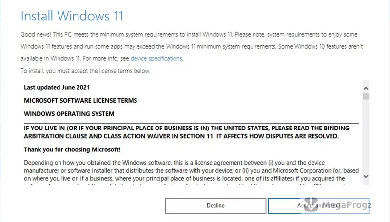 Windows 11 Installation Assistant