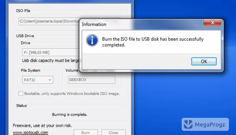 ISO to USB