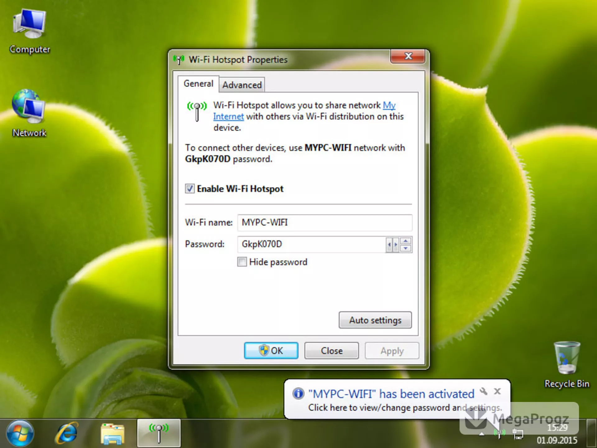 Wi-Fi Hotspot
