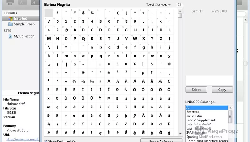 NexusFont