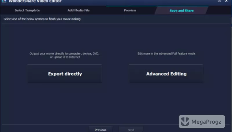 Wondershare Video Editor