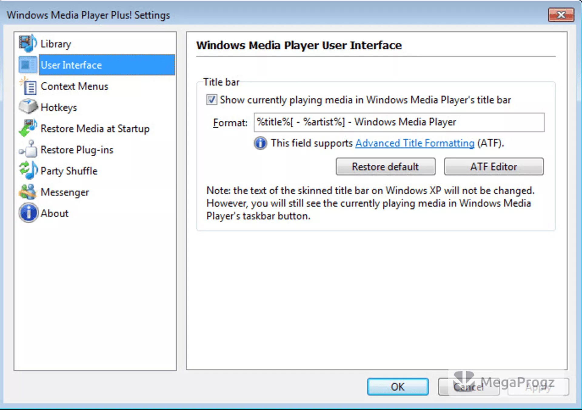 Windows Media Player Plus