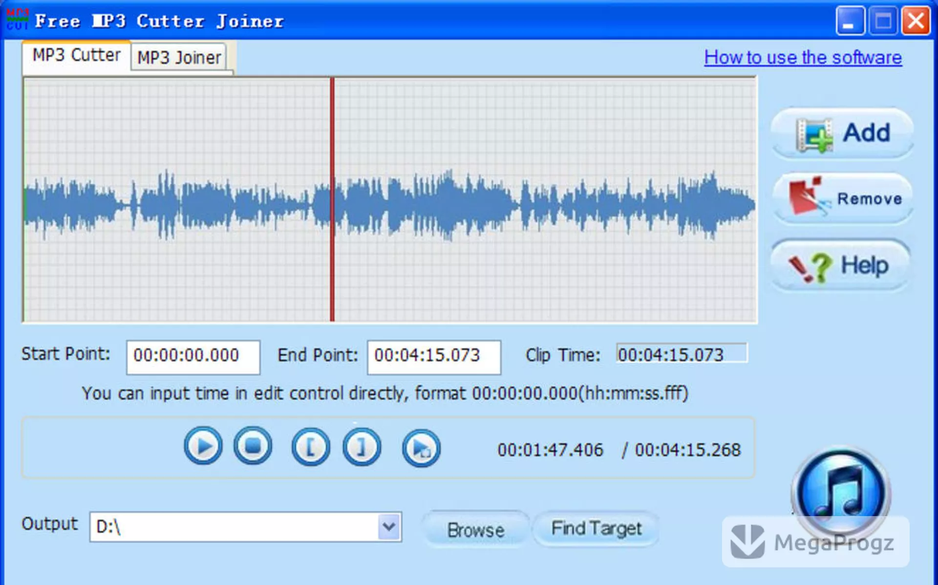 Free MP3 Cutter Joiner