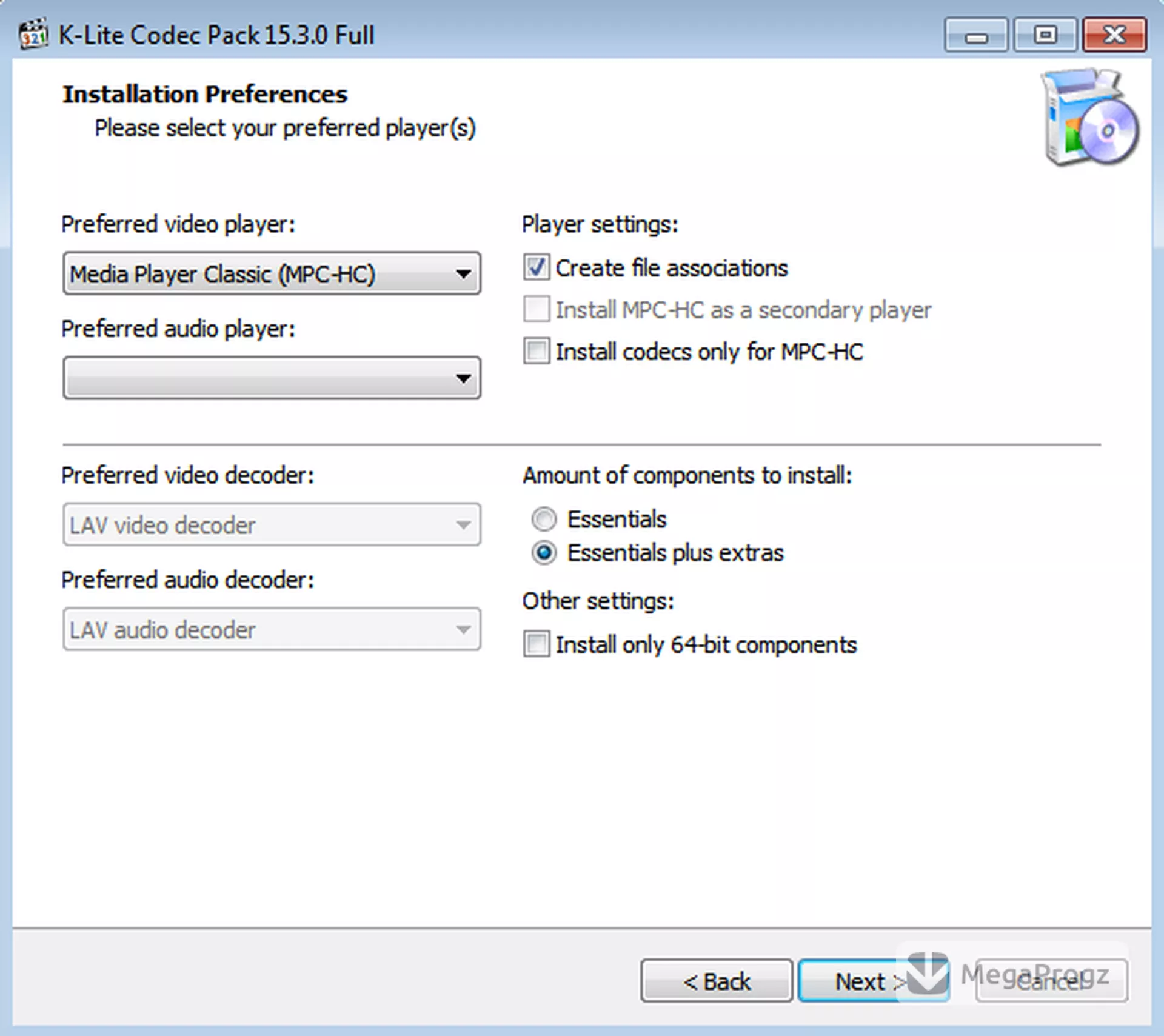 K-Lite Codec Pack