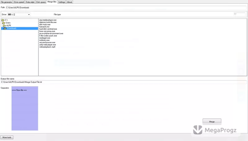 Disk tools