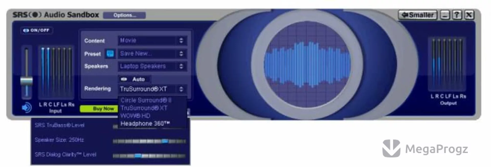 SRS Audio Sandbox