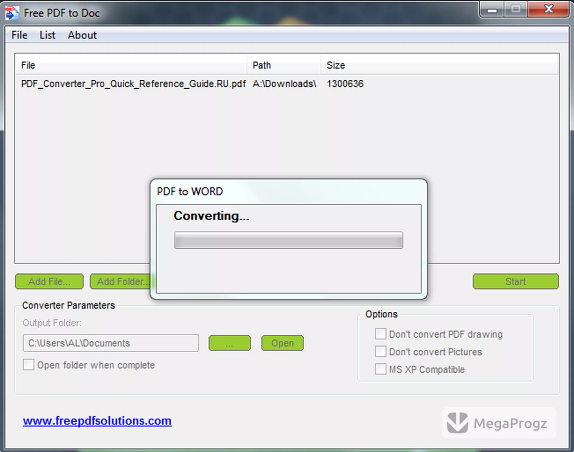 Free PDF to Doc Converter