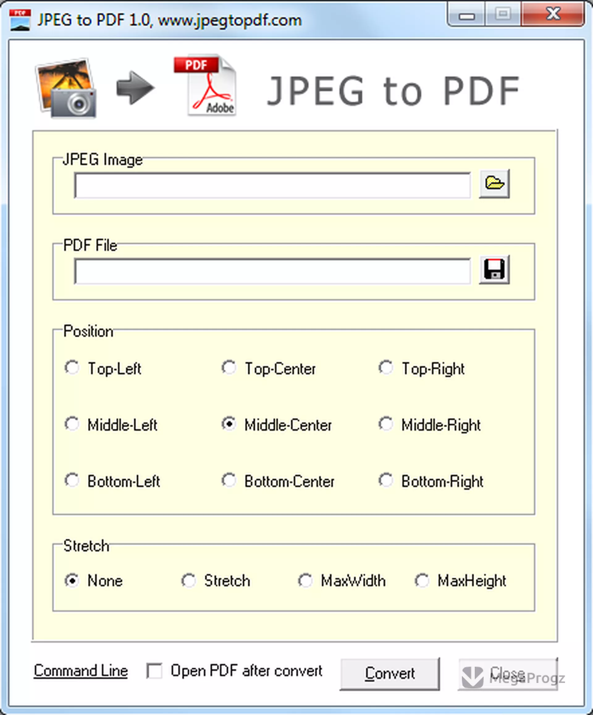 JPEG to PDF
