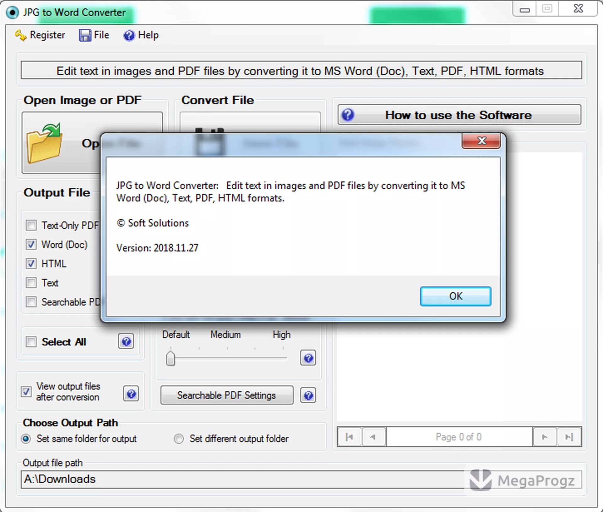 JPG to Word Converter