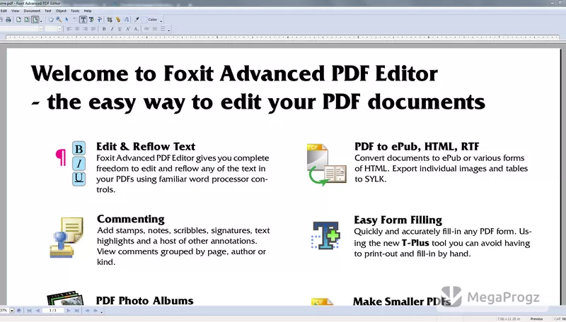 Foxit Advanced PDF Editor