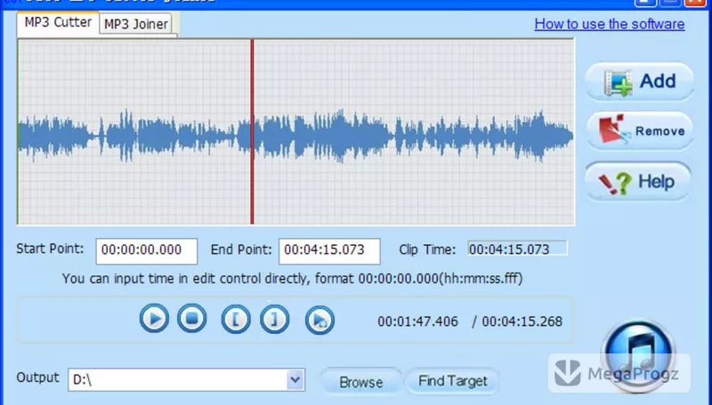 Free MP3 Cutter Joiner