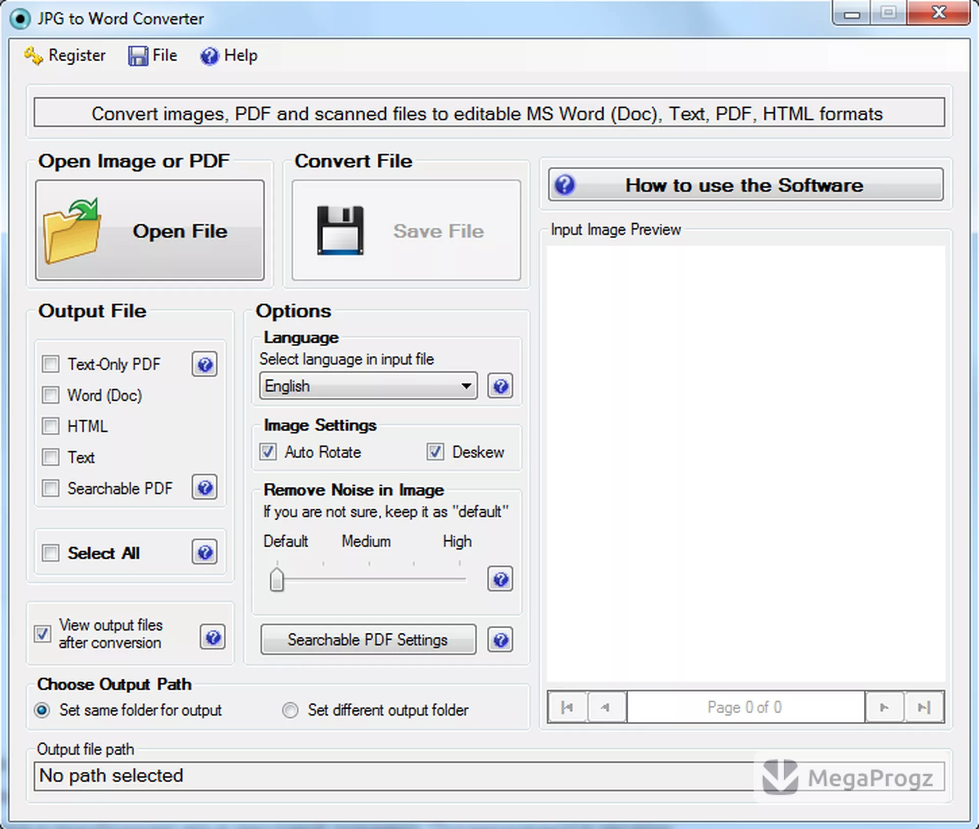 JPG to Word Converter