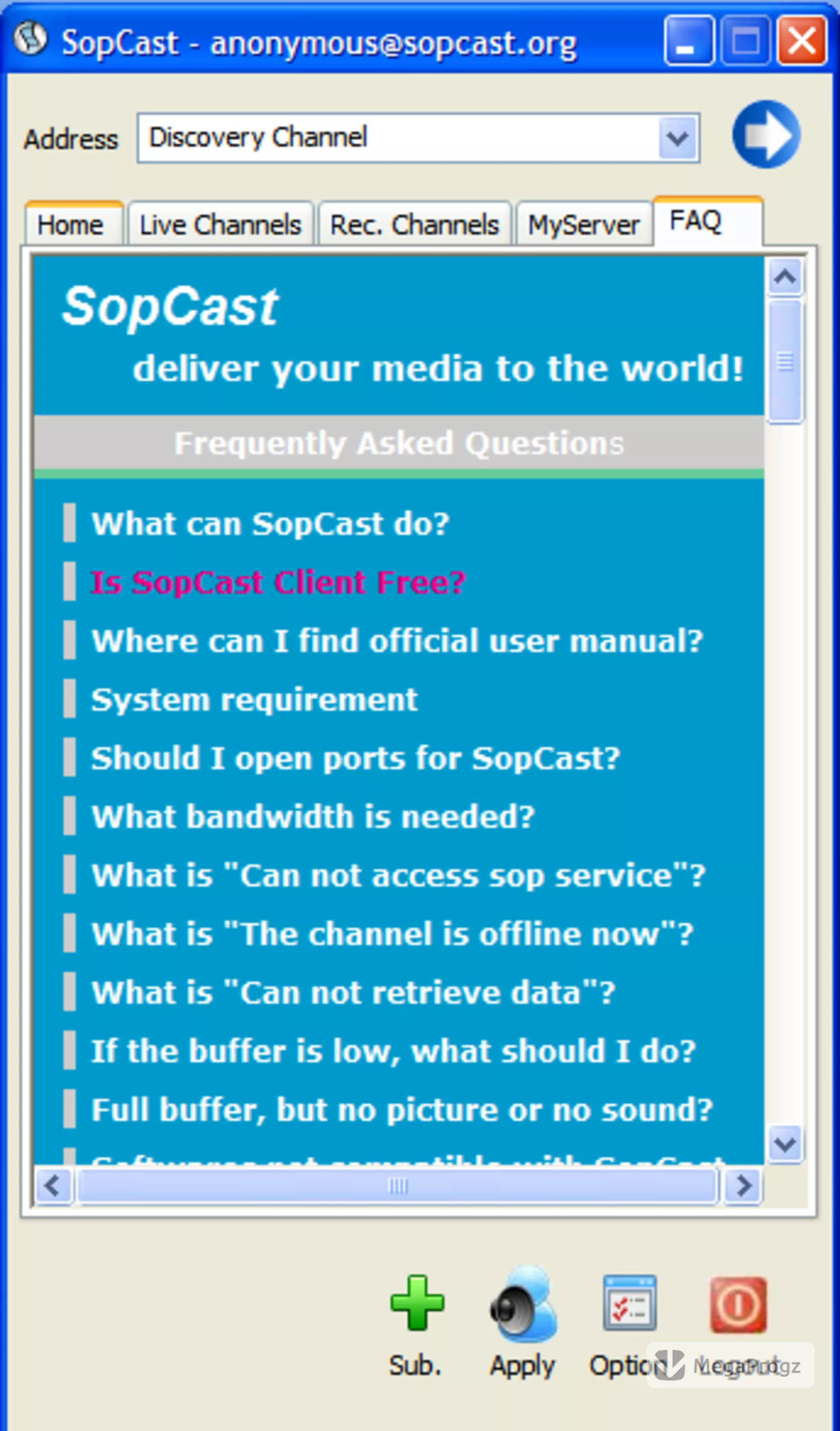 SopCast