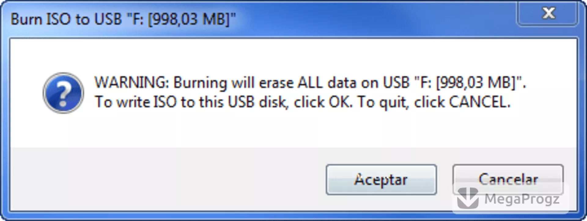 ISO to USB