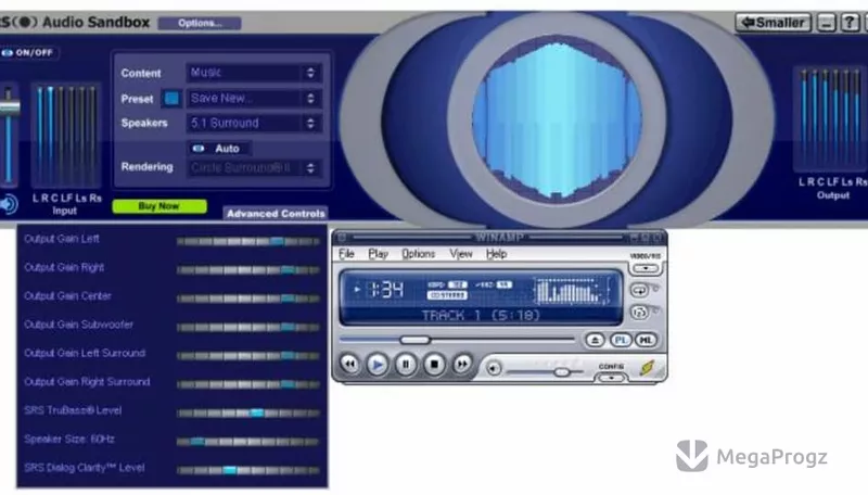 SRS Audio Sandbox