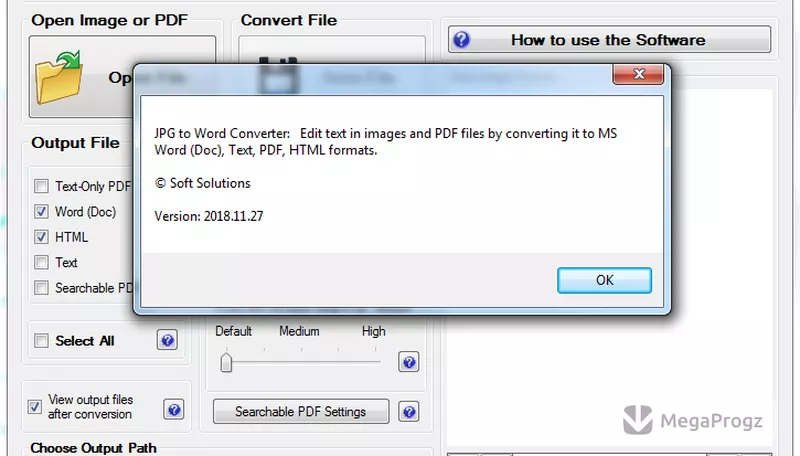 JPG to Word Converter