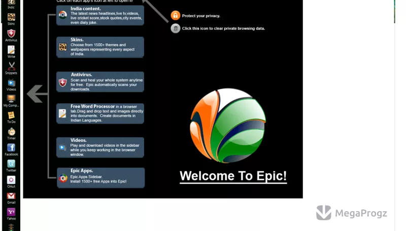 Epic Browser