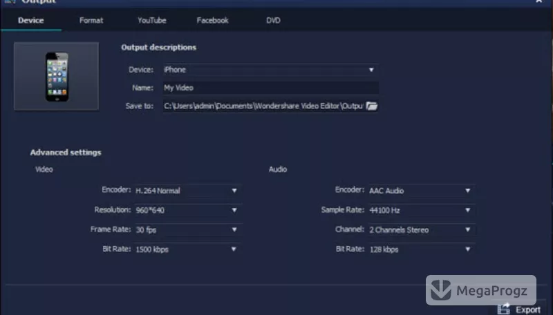 Wondershare Video Editor