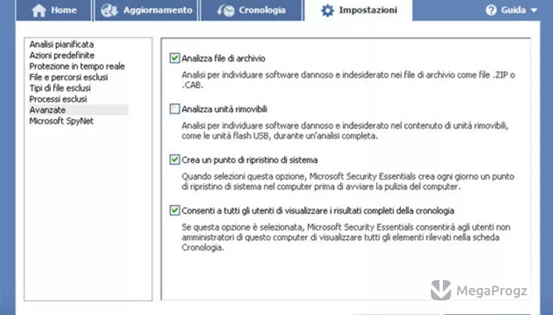 Microsoft Security Essentials
