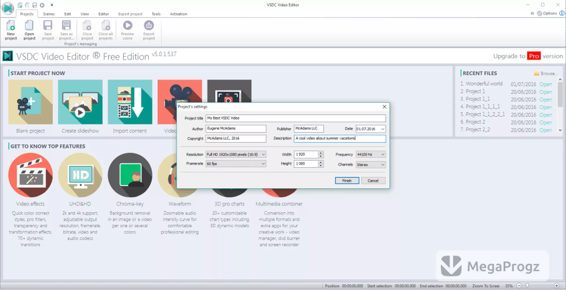 VSDC Free Video Editor