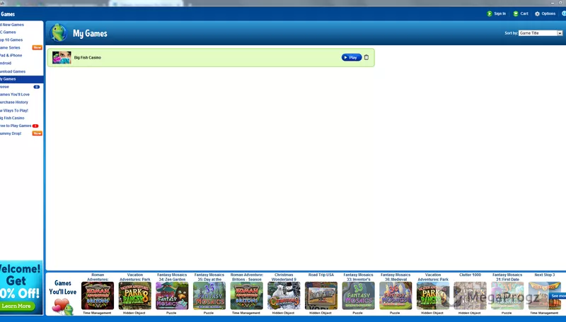 Big Fish Game Manager
