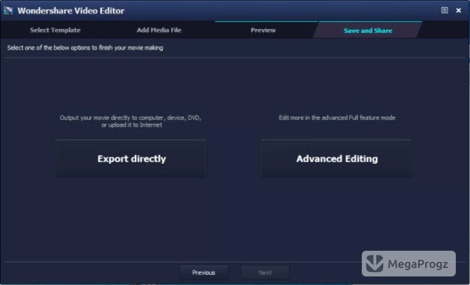 Wondershare Video Editor