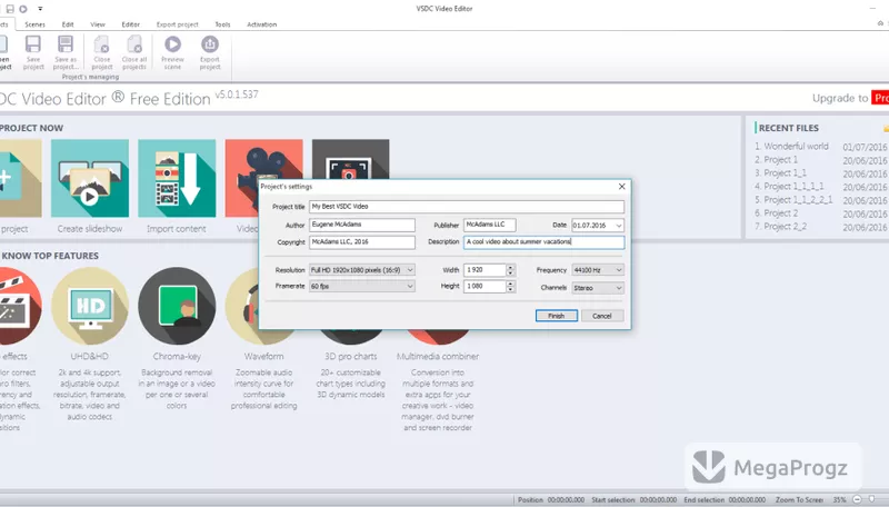 VSDC Free Video Editor